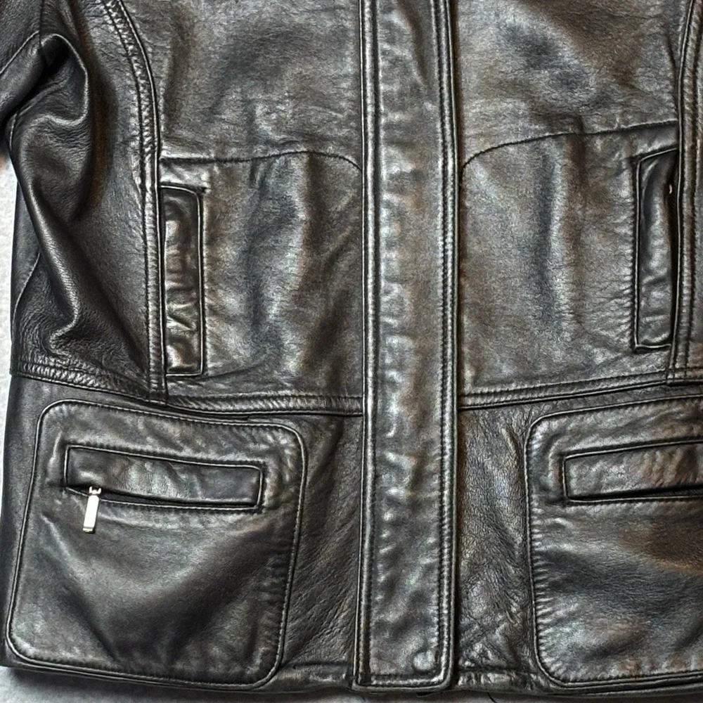Uniform John Paul Richard Genuine Lamb Leather Jacket Women's Size M Butter Soft - Picture 2 of 12